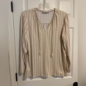 Belle by Kim Gravel Packabelle Gotta Getaway Tassel Top LGE